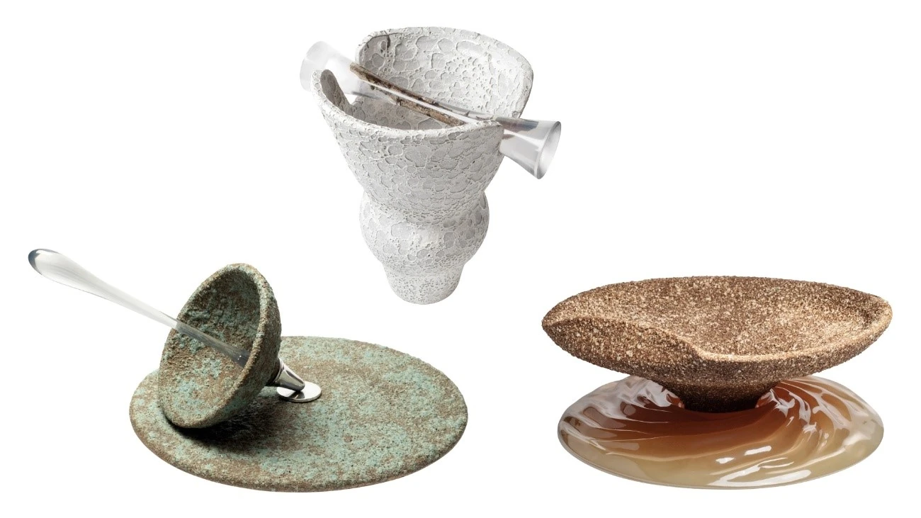 Barro, bronze e resina: design brasileiro que provoca e acolhe