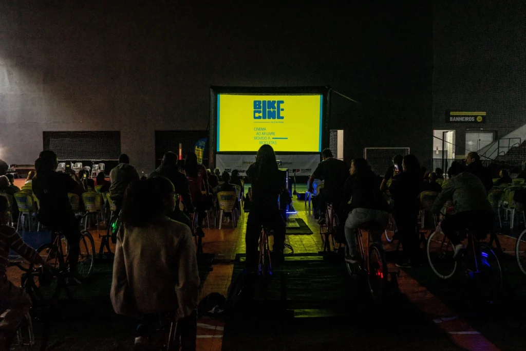 BikeCine lleva cine gratis al aire libre a dos ciudades de Brasil