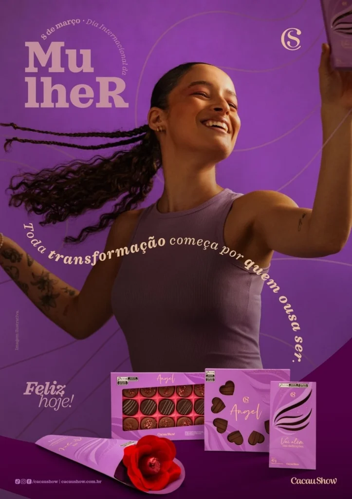Cacau Show celebra a las mujeres con la Línea Angel