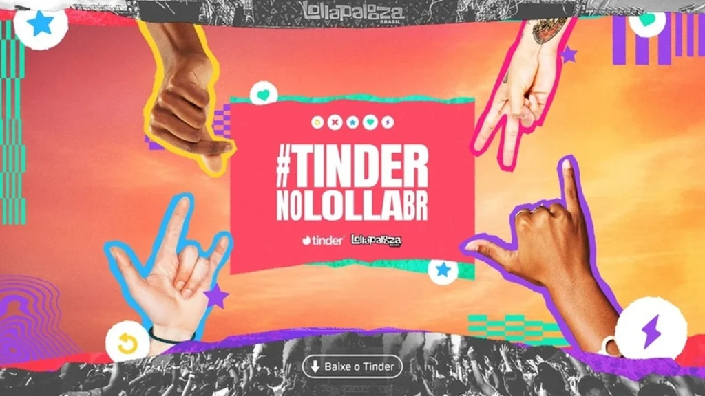 Tinder Launches Music Mode at Lollapalooza Brasil