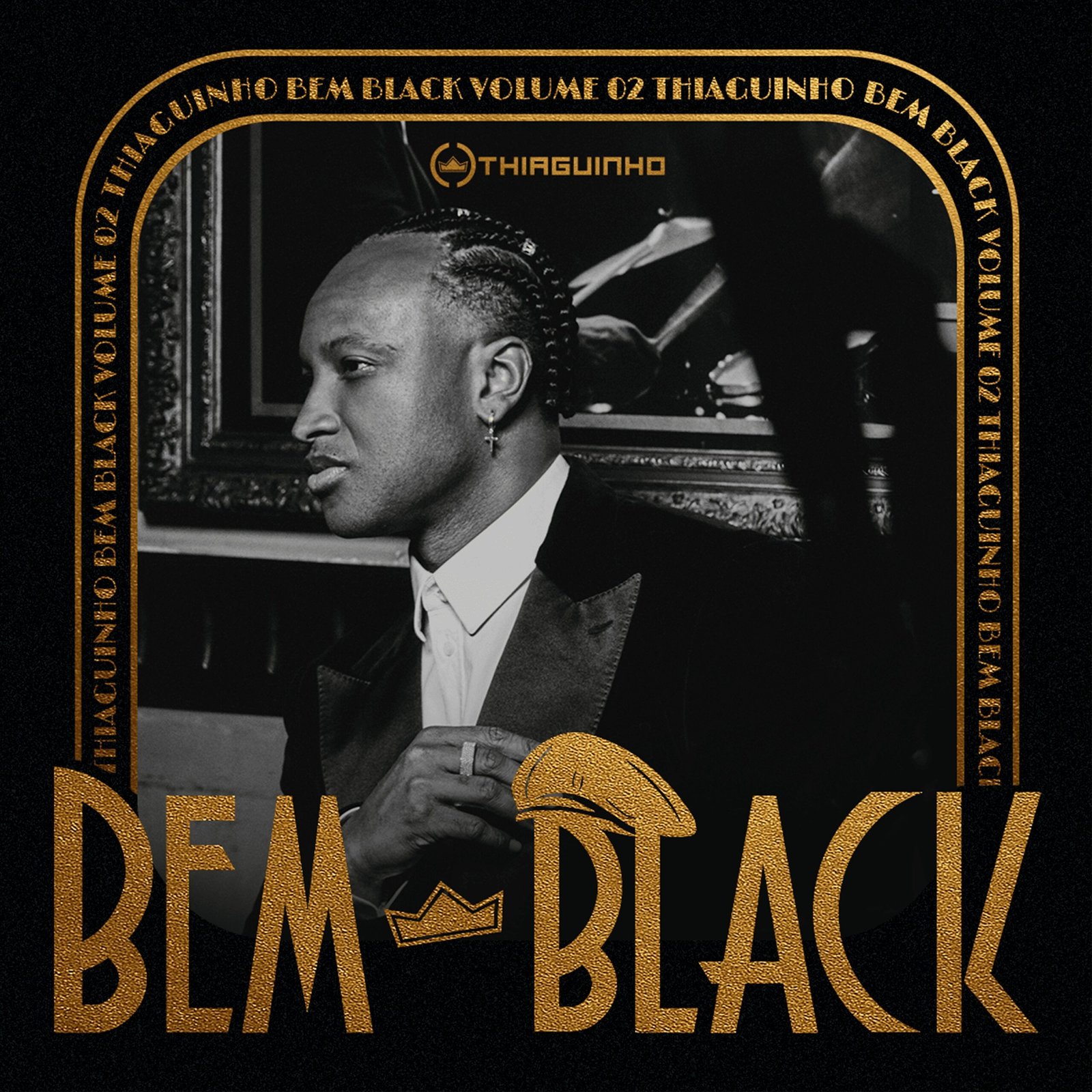 Thiaguinho unveils cover art for 'Bem Black' Act II