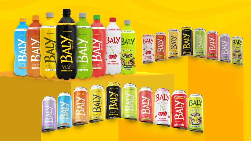 Baly presenta la mayor línea de energéticos cero de Brasil