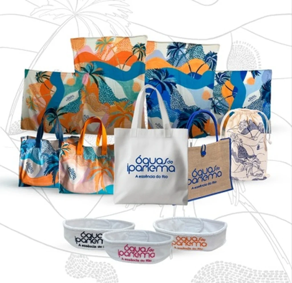 Águas de Ipanema lança acessórios e entra no lifestyle Águas de Ipanema lança acessórios e entra no lifestyle