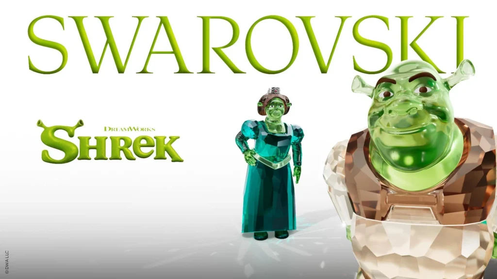 Swarovski convierte a Shrek en arte de cristal