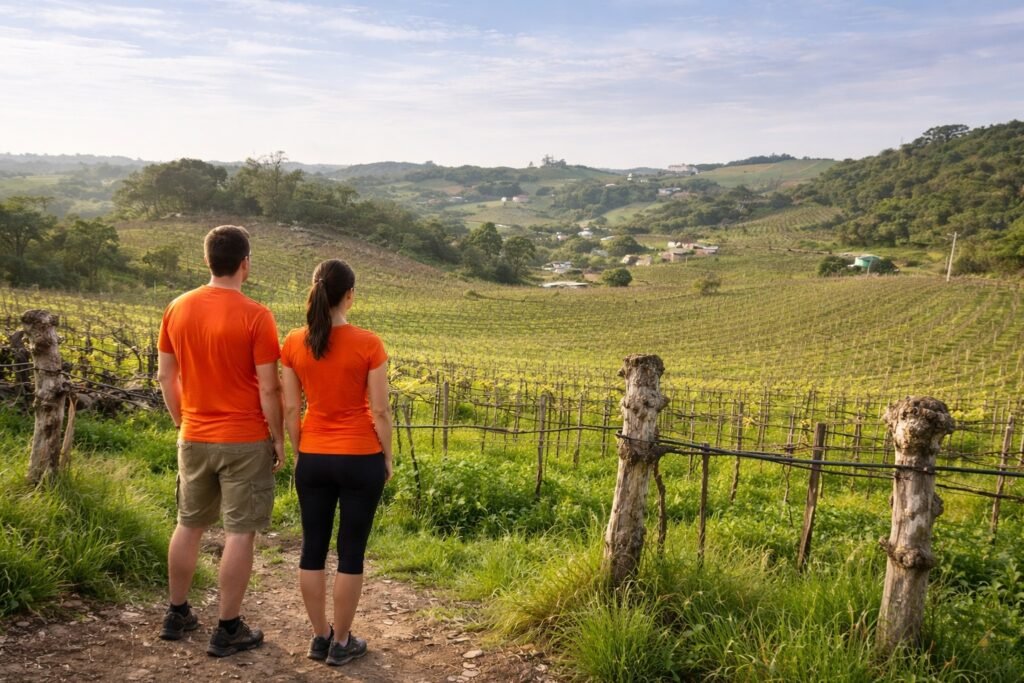 Walking through vineyards closes Vale dos Vinhedos Festival