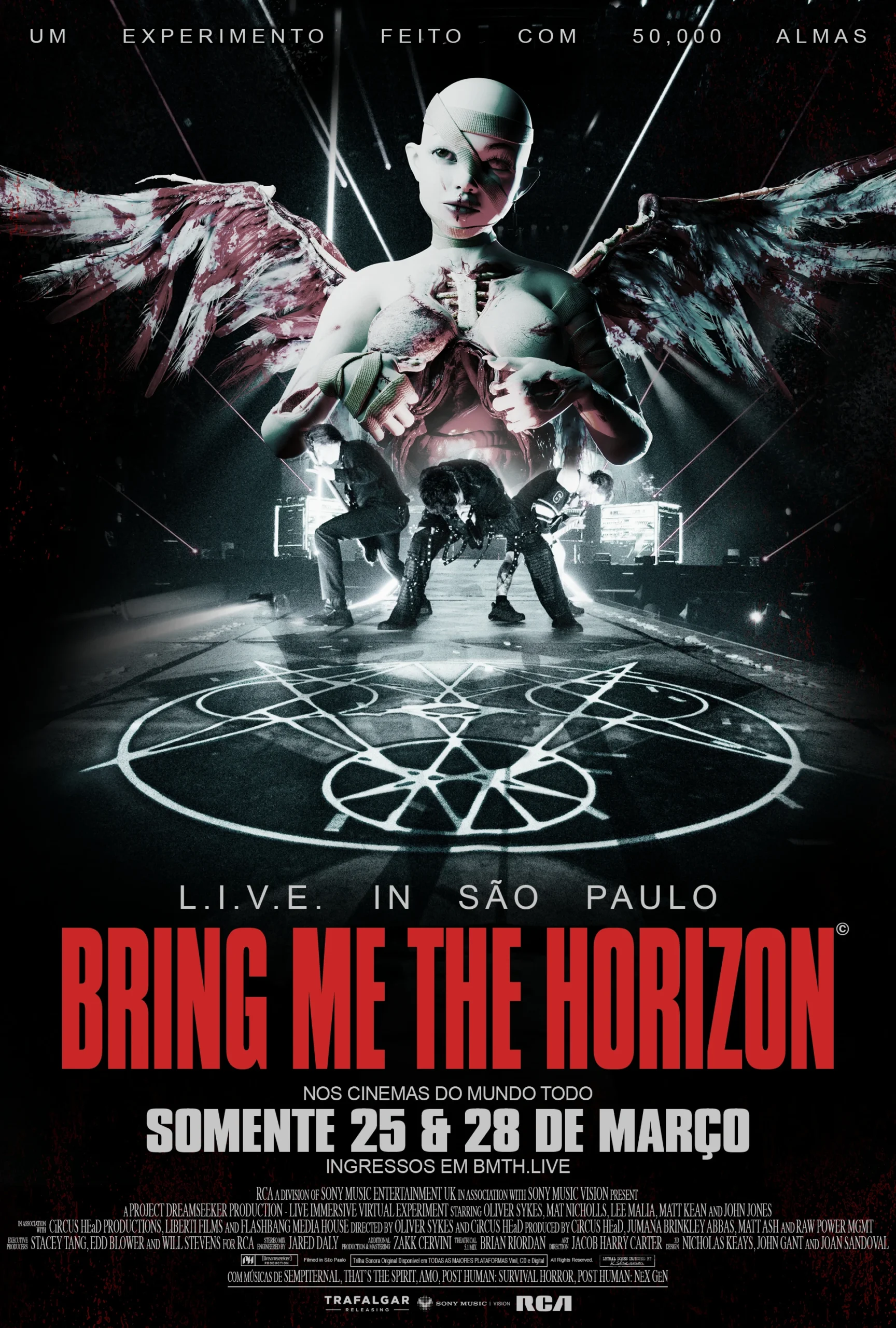 Bring Me The Horizon leva show histórico de SP aos cinemas