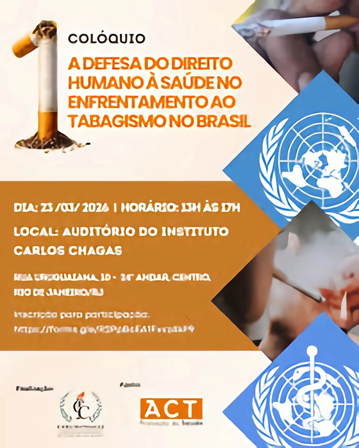 Río debate tabaco, salud y desigualdad social en evento abierto