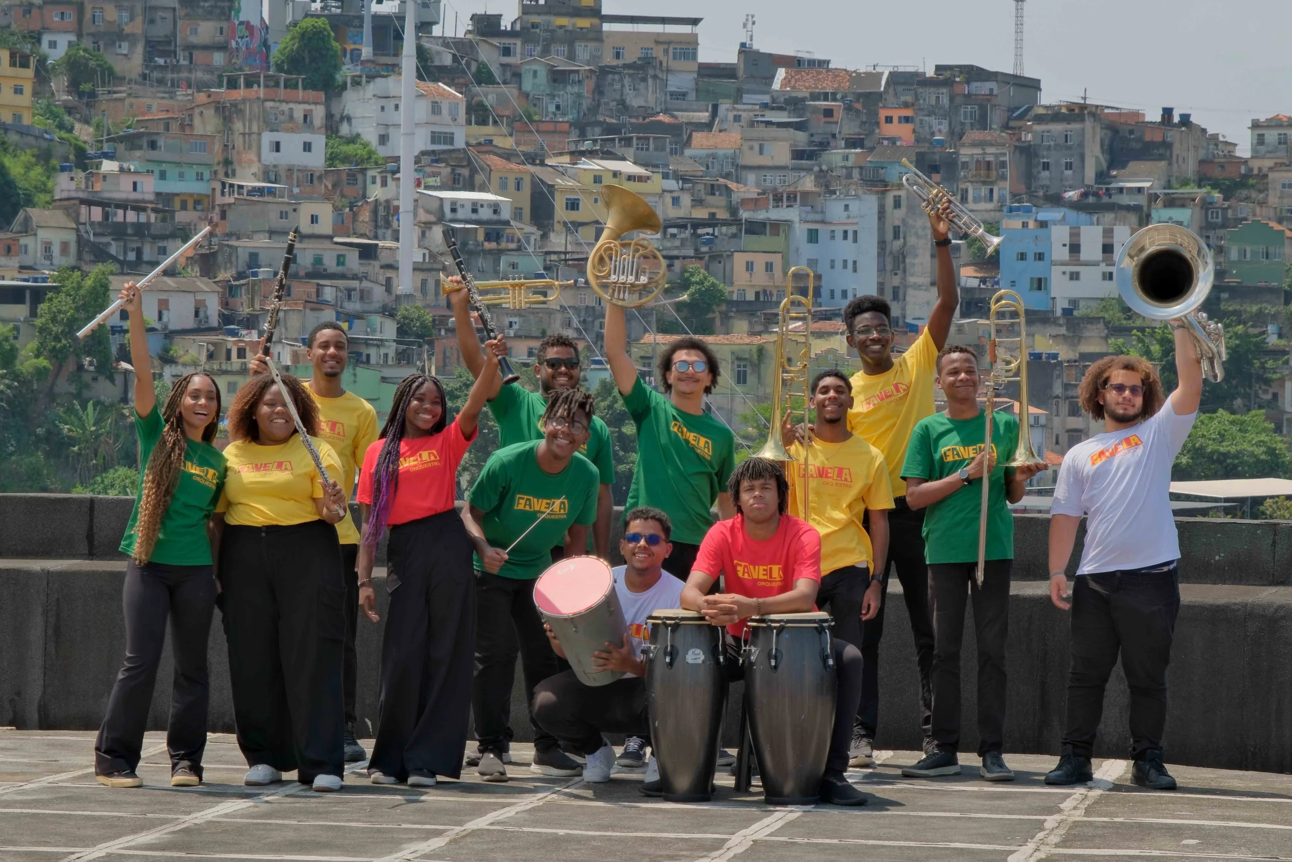 Favela Orquestra transforma o Carnaval em sinfonia gratuita no Rio