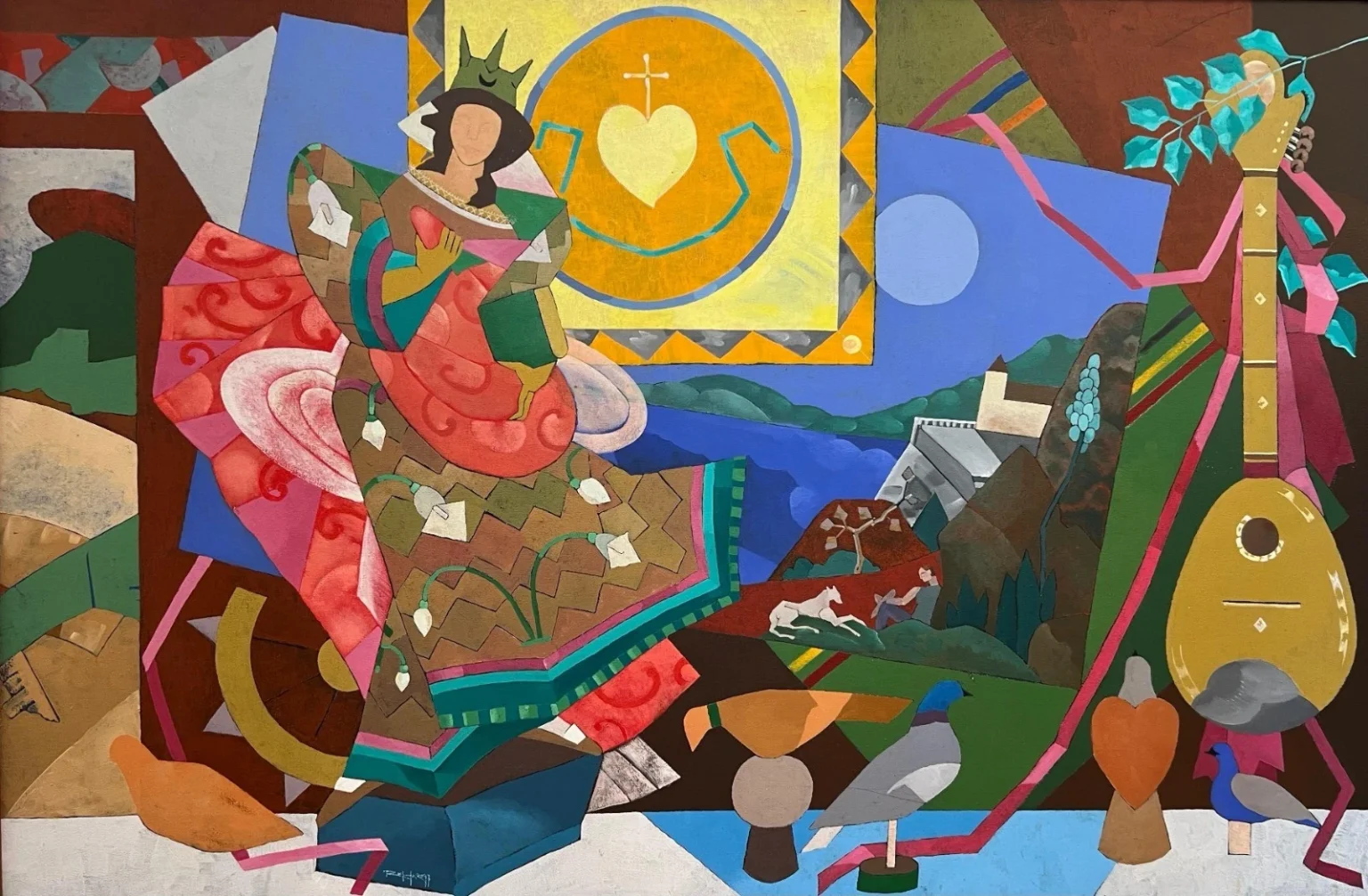 Santa Catarina da s rie Ilha ao Luar do artista Rodrigo de Haro. cr dito Divulga o