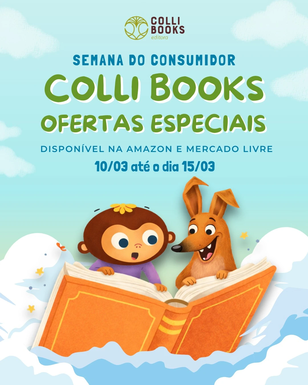 Colli Books celebra o Dia do Consumidor com descontos em livros