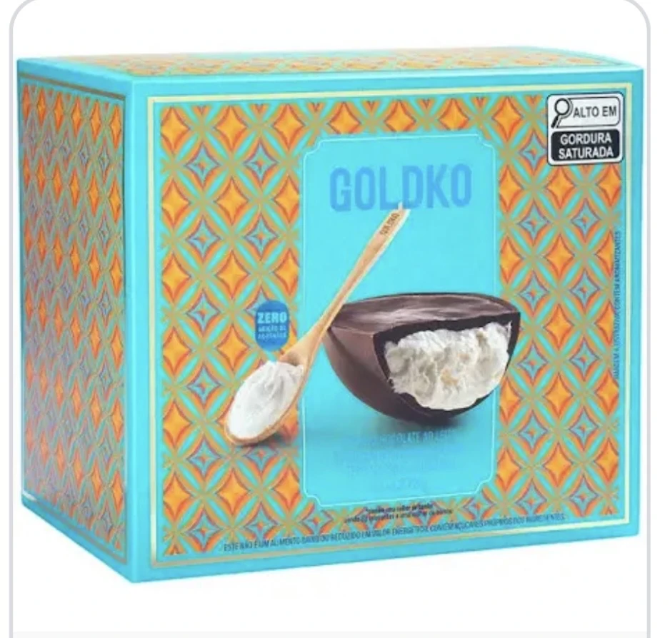 GoldKo lança ovos de Páscoa zero açúcar com recheio de colher