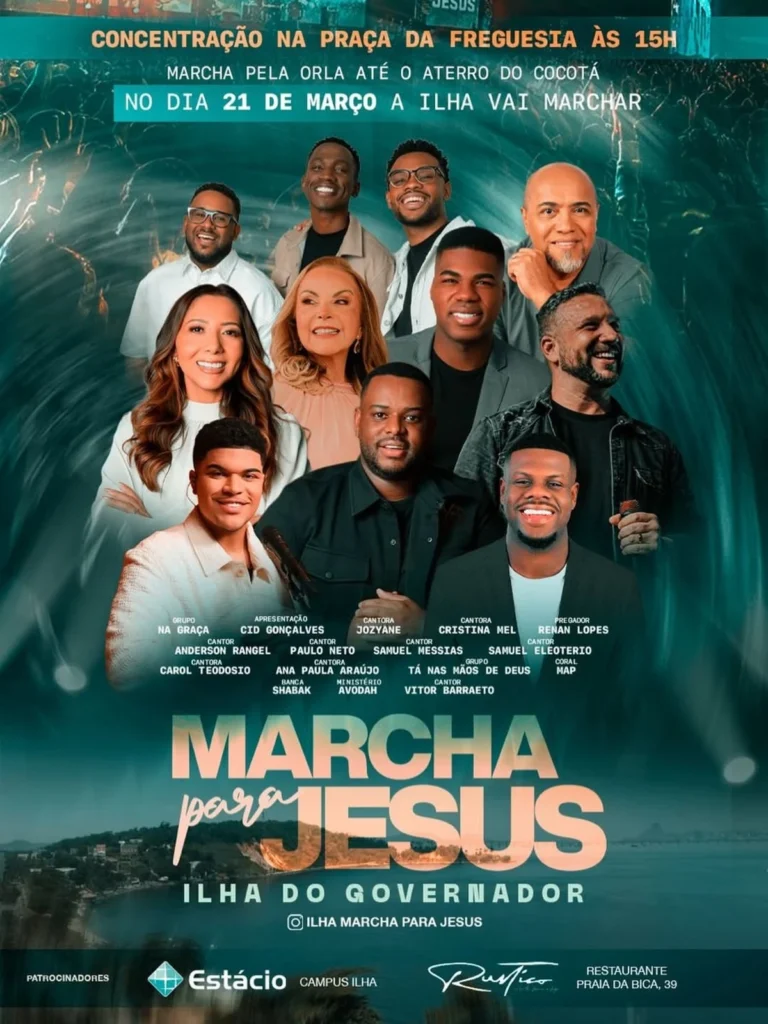 Samuel Eleotério na 1ª Marcha Para Jesus da Ilha do Governador