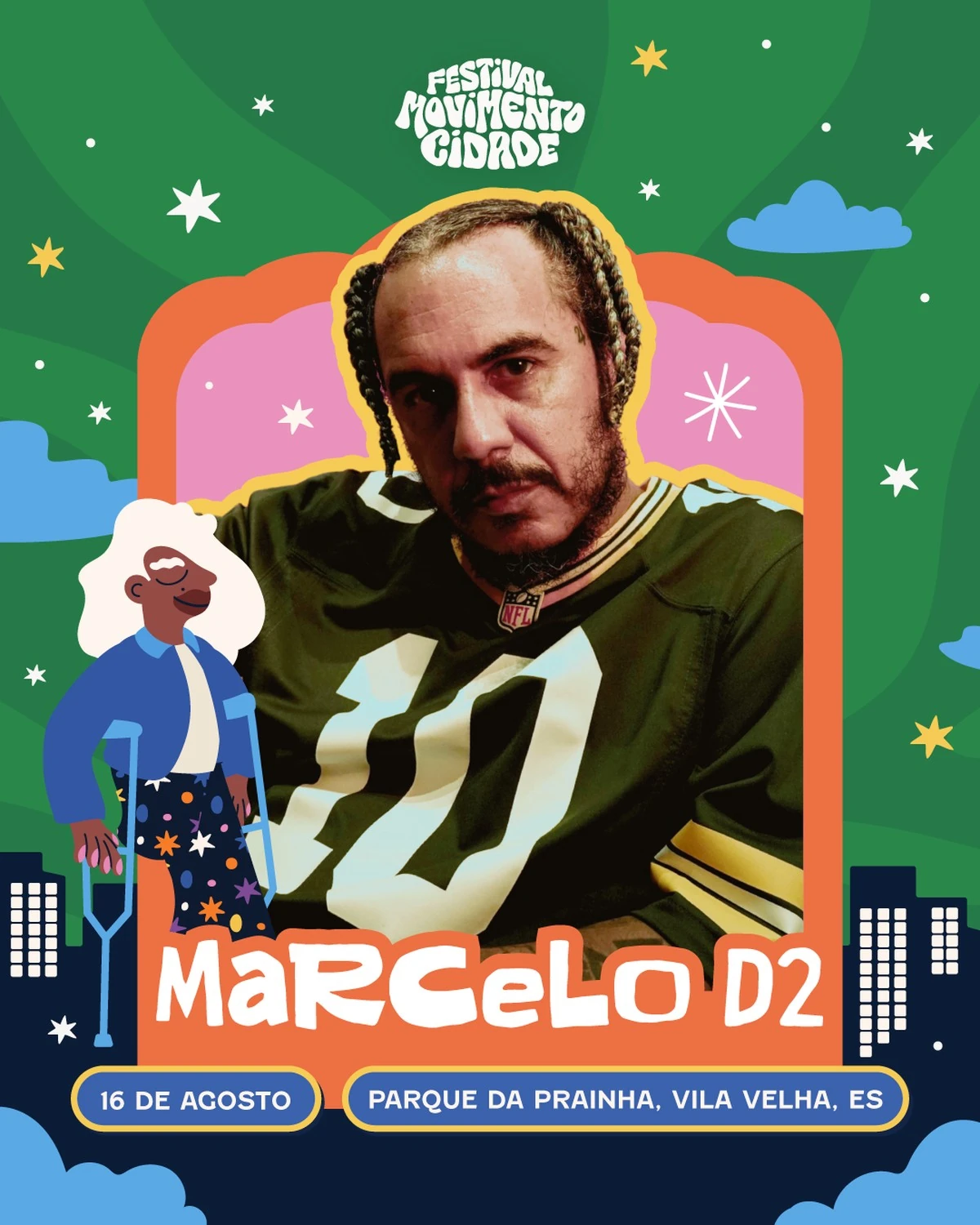 Marcelo D2 regresa al Espírito Santo para el Festival Movimento Cidade