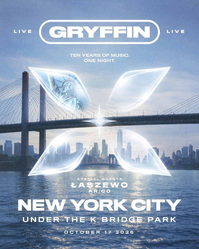 Gryffin anuncia show histórico em Brooklyn em 2026