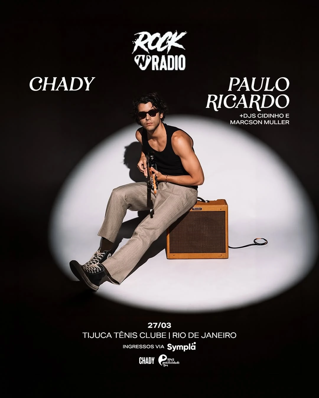 Chady abre Paulo Ricardo no Rock 'N' Radio, no Rio
