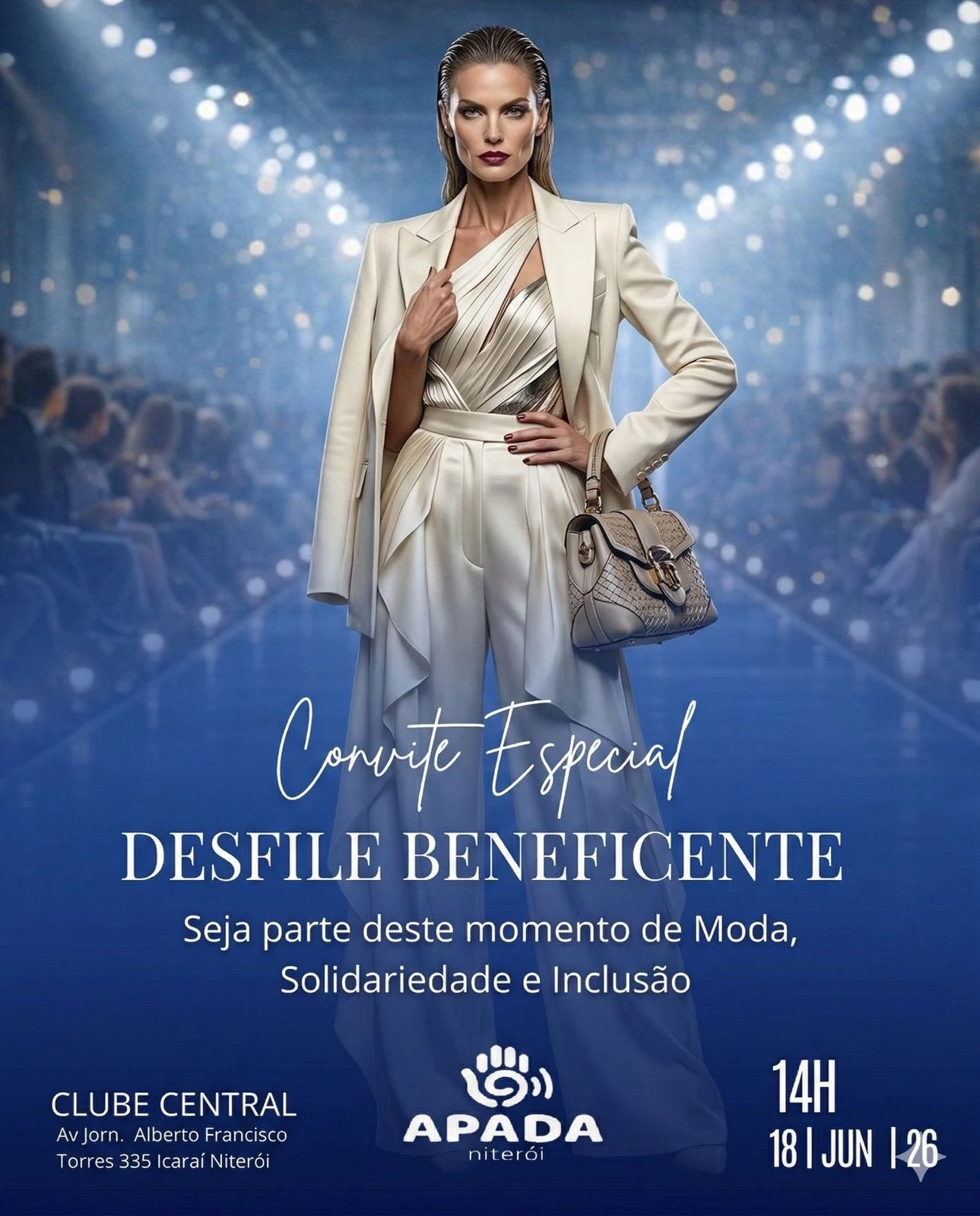 Desfile Beneficente da APADA une moda e solidariedade em Niterói