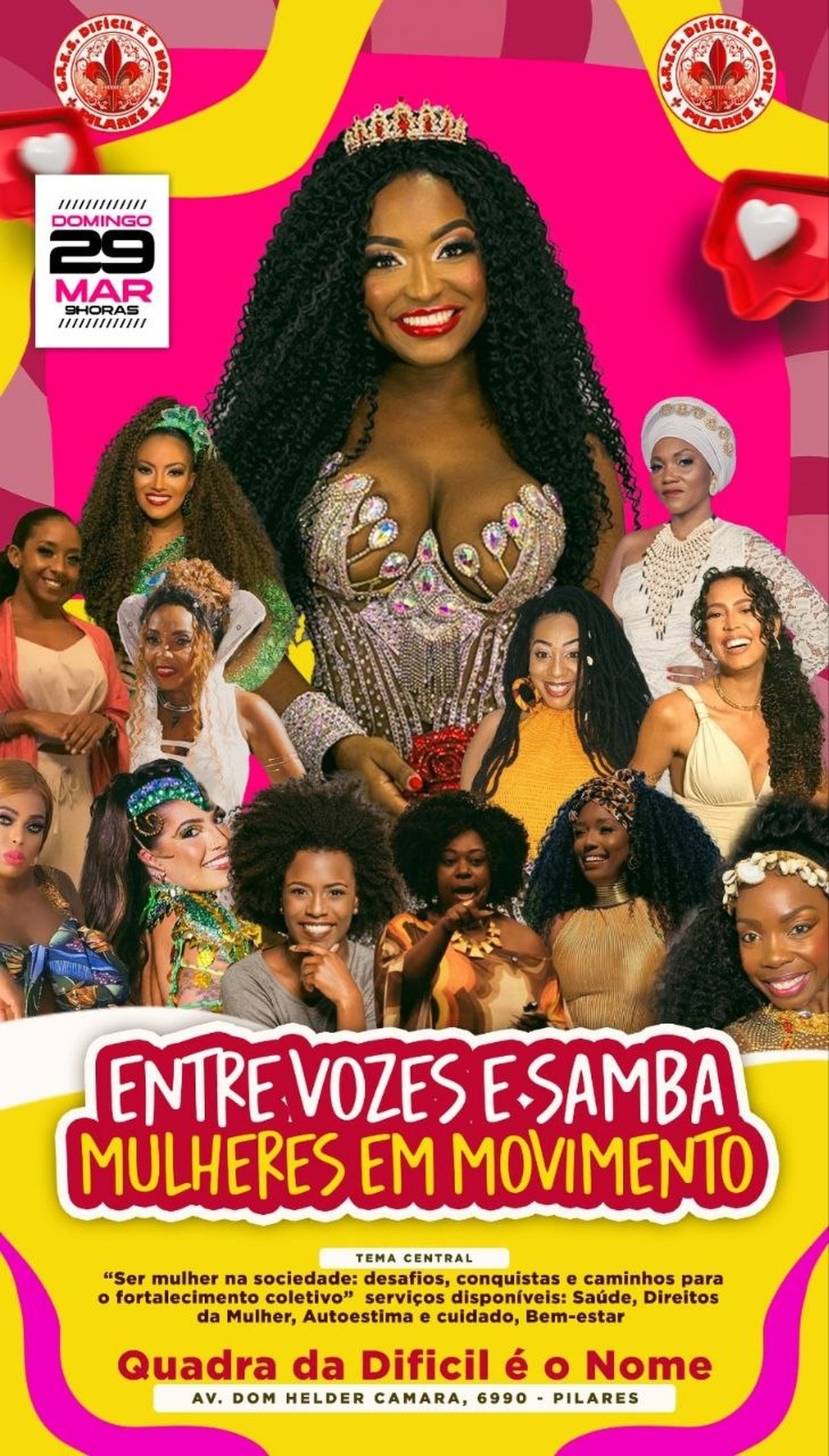 Samba e debate feminino se unem na Zona Norte do Rio - Foto: Divulgação