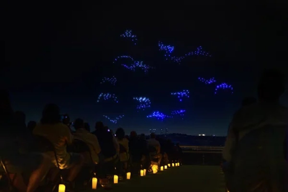 DroneArt Show vai iluminar o céu do Rio com drones e música clássica - Foto: Divulgação