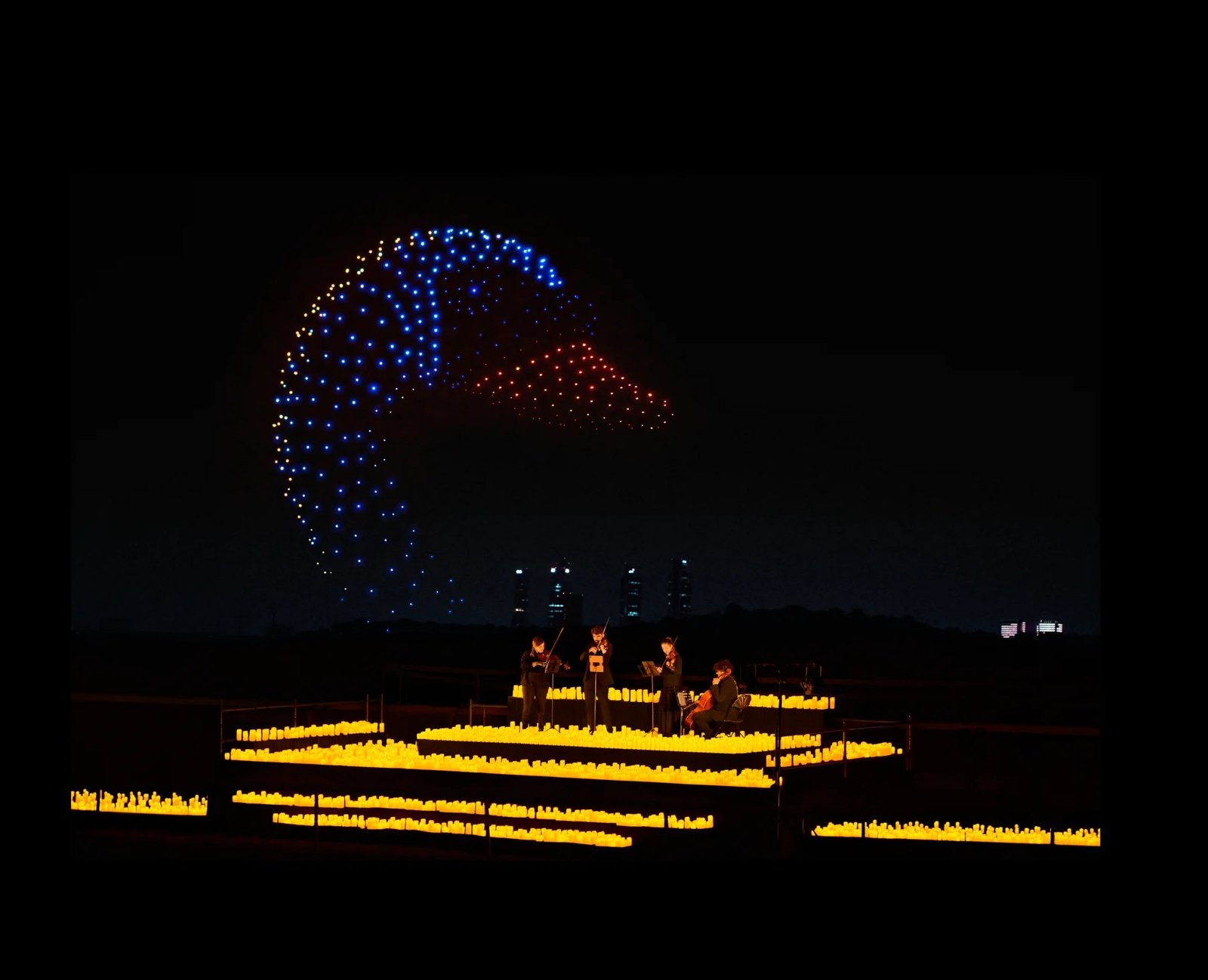 DroneArt Show vai iluminar o céu do Rio com drones e música clássica - Foto: Divulgação