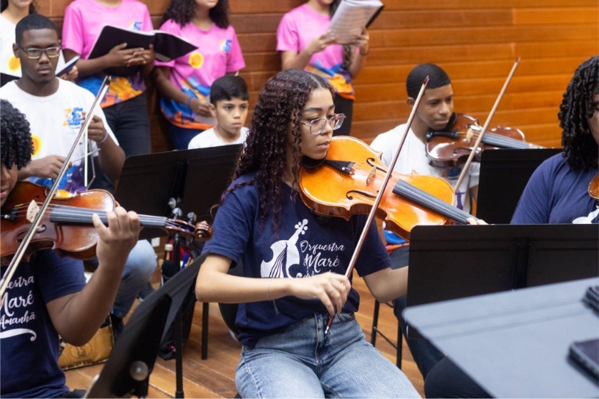 Da Maré à UFRJ: alunos de orquestra social vencem - Foto: Divulgação