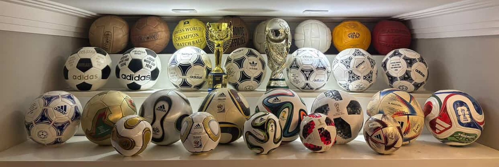 Expo gratuita reúne relíquias das Copas no Rio