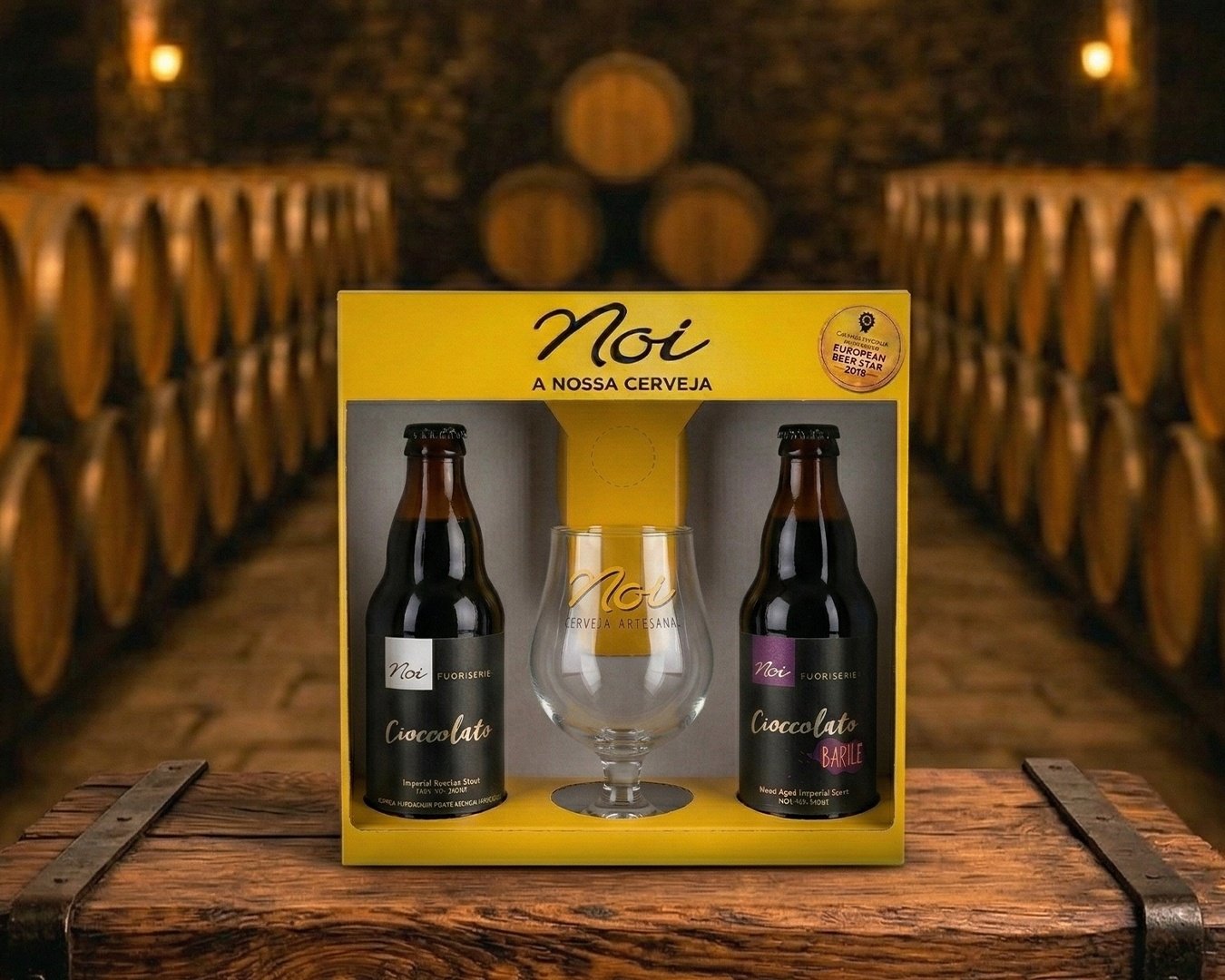 Cerveja de chocolate como presente de Páscoa