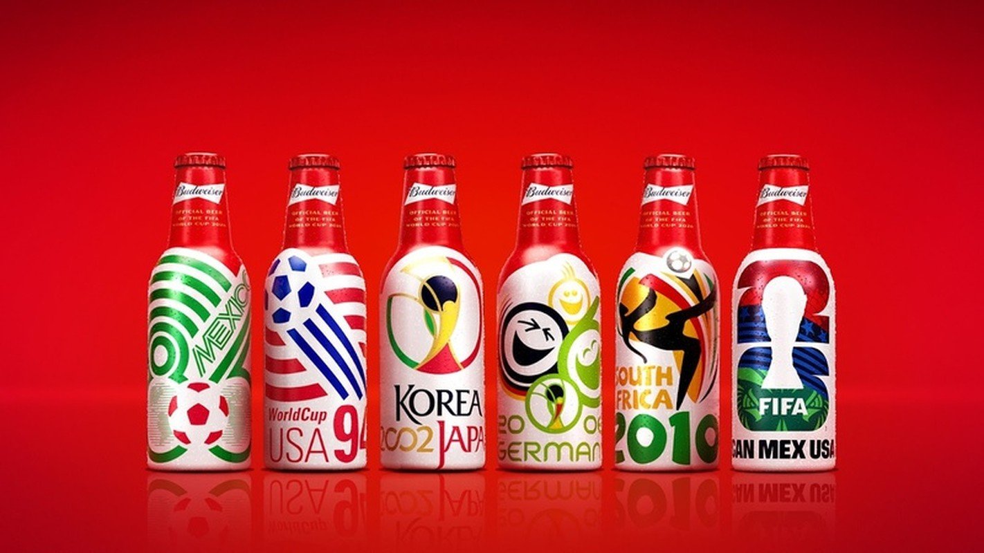 Budweiser lança garrafas que celebram 40 anos de Copa