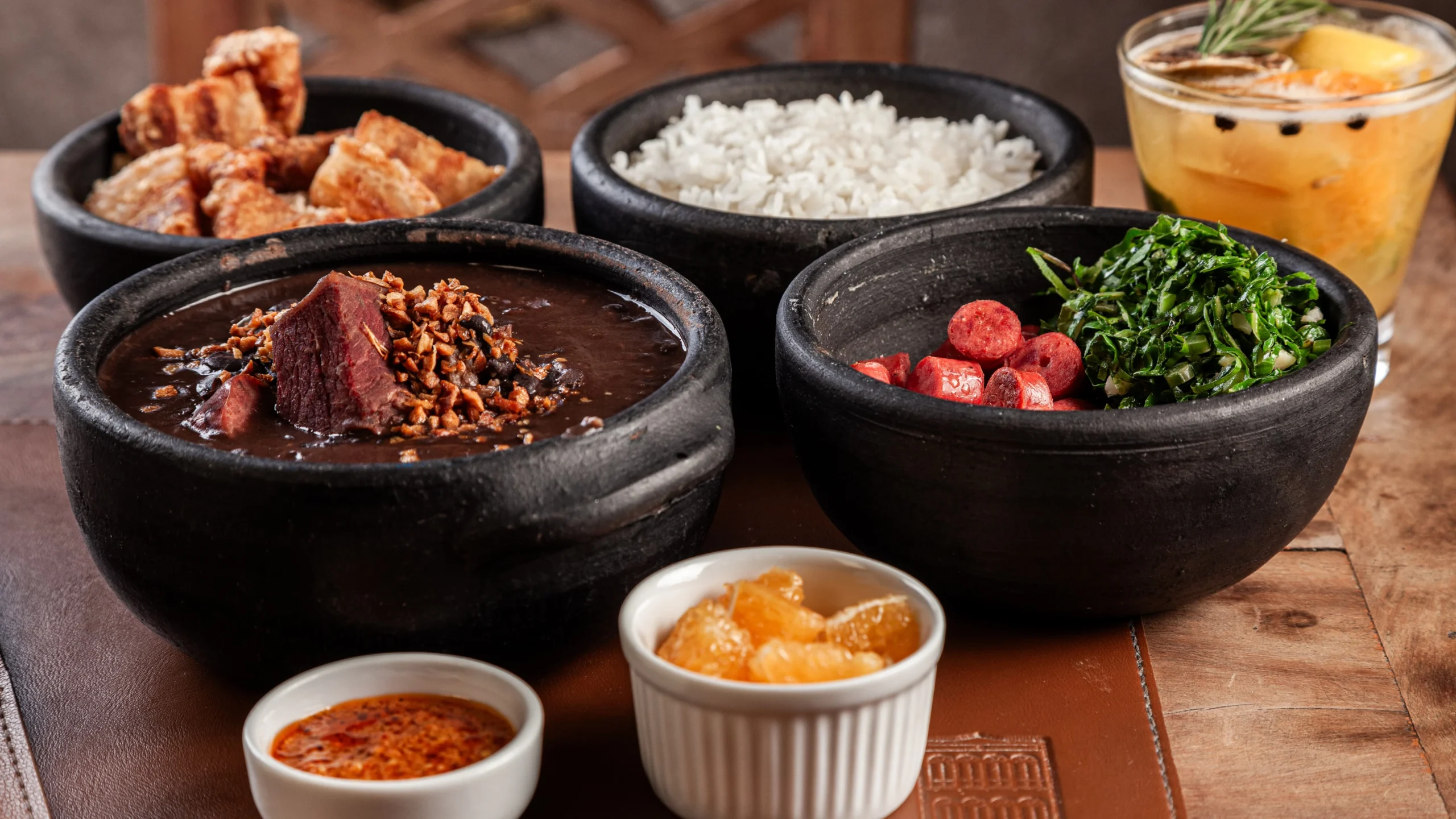 Feijoada de San Jorge en la mansión de 1865 del centro de Río