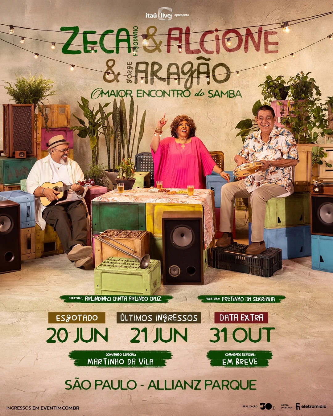 São Paulo ganha 3ª data de O Maior Encontro do Samba