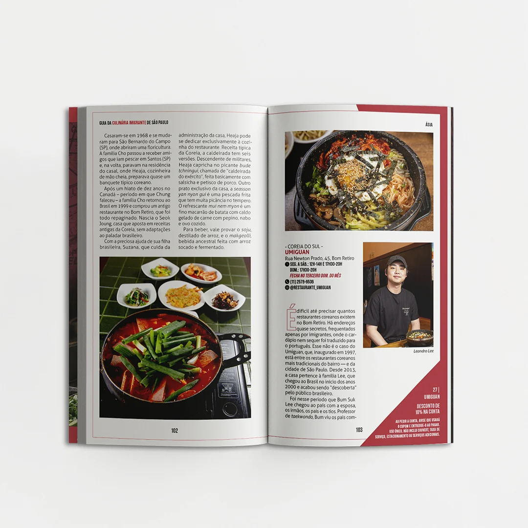 SP ganha guia gastronômico da culinária imigrante