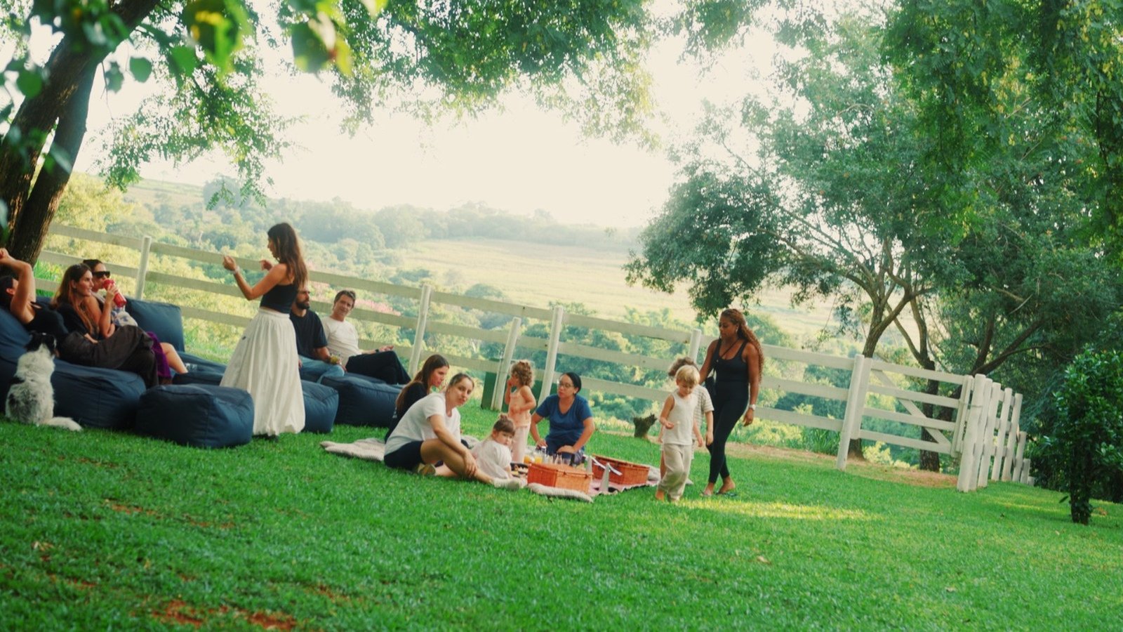 Picnic inside a 1750s farm, 75 miles from São Paulo