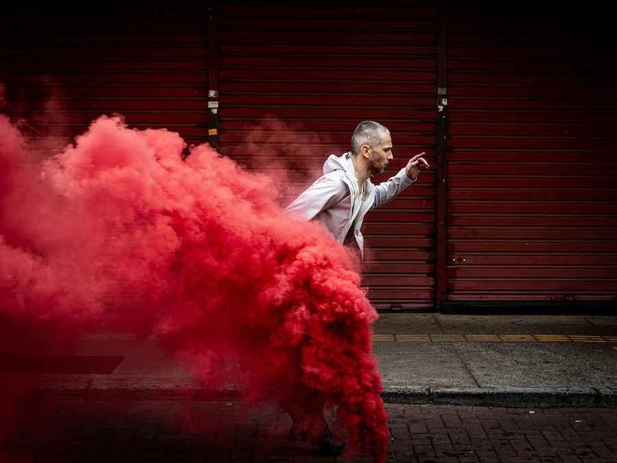 A rua vira set de cinema no coração do Rio