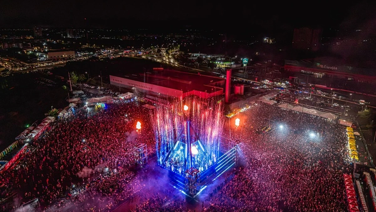 Alok desenha o Piauí no céu e doa R$ 1 mi em Teresina