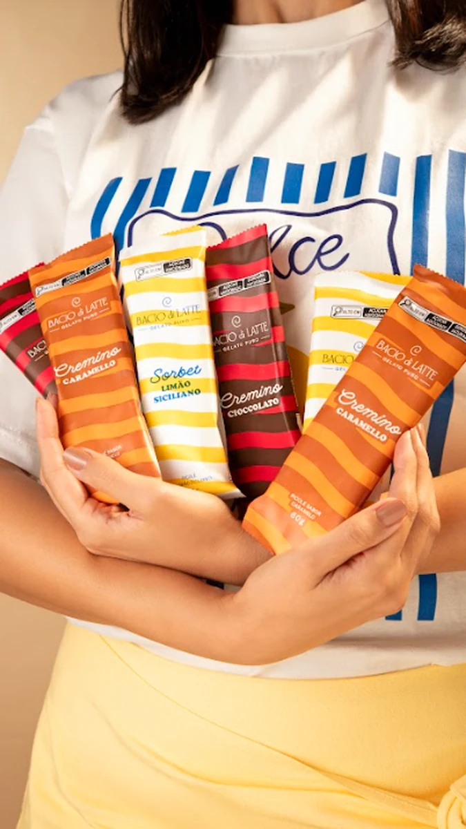 Bacio di Latte aposta em picolés cremosos