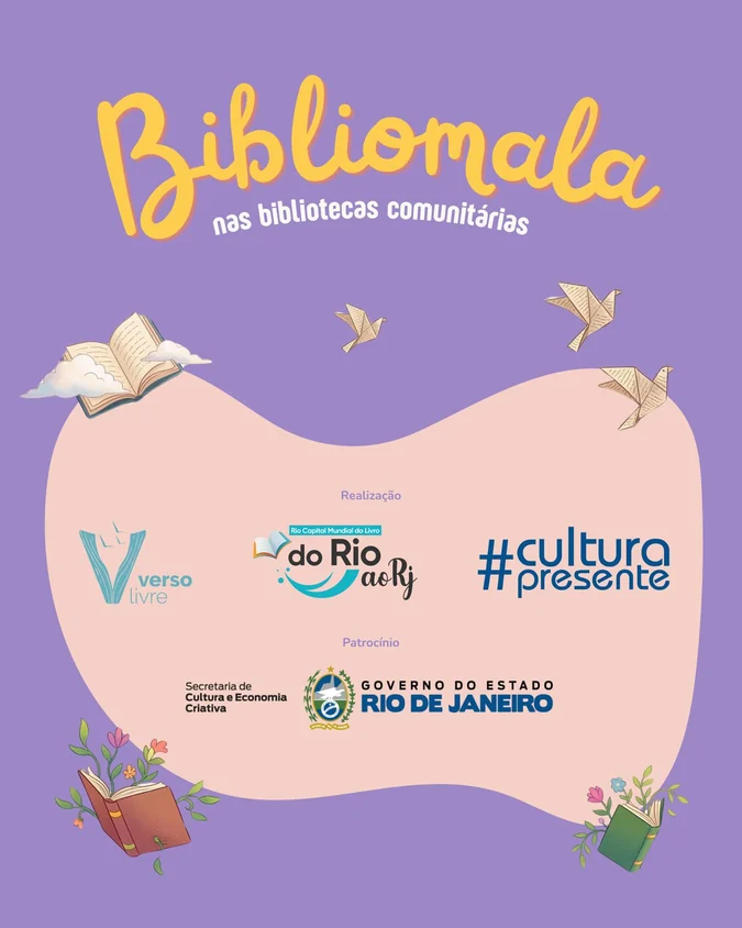 Bibliomala leva leitura para as periferias do RJ