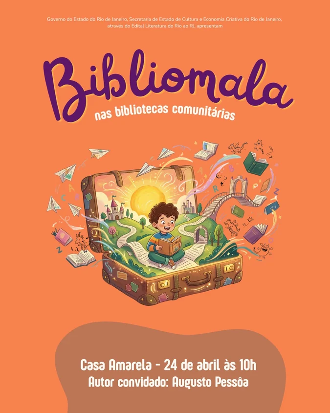 Bibliomala leva leitura para as periferias do RJ