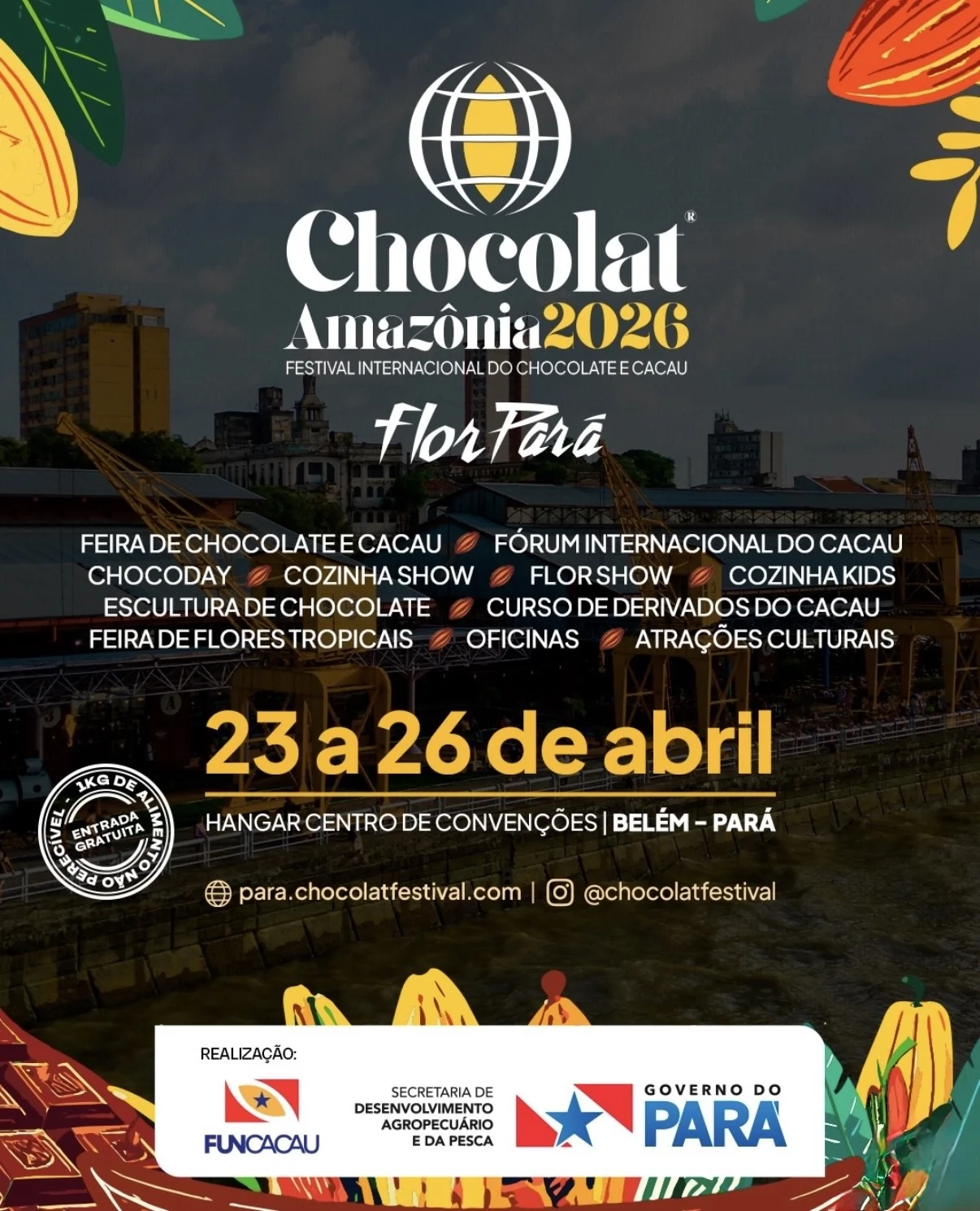 Chocolat Amazônia chega à 10ª edição em Belém com chefs internacionais
