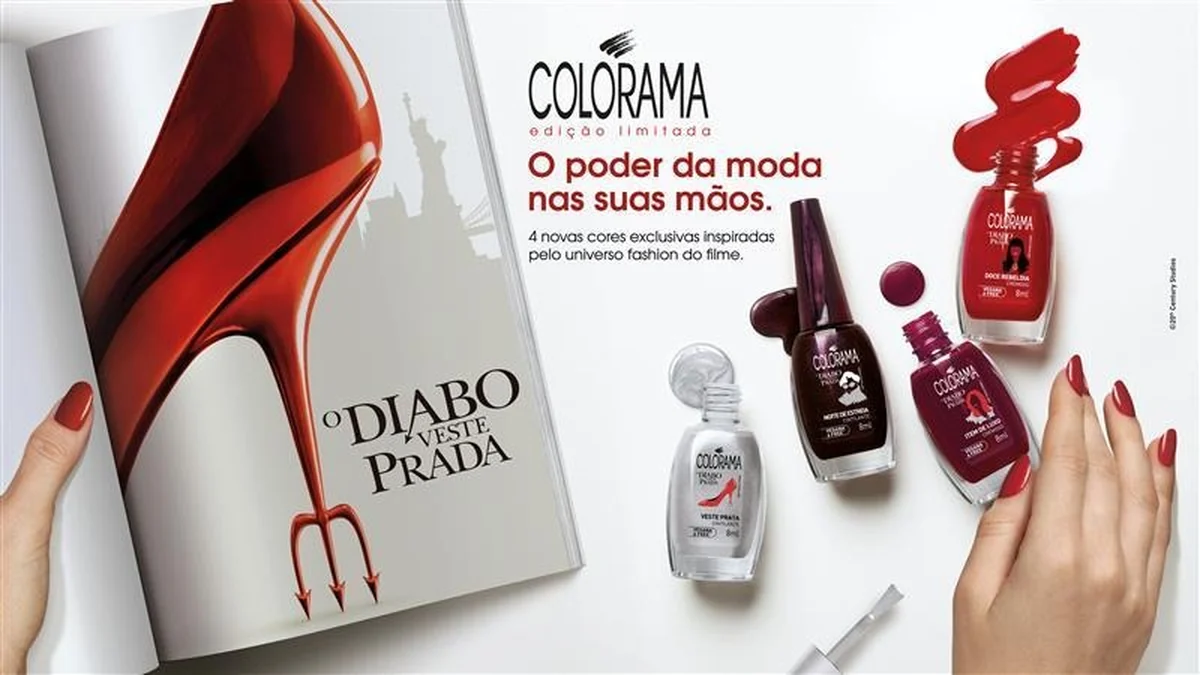 Colorama lança esmaltes inspirados em O Diabo Veste Prada