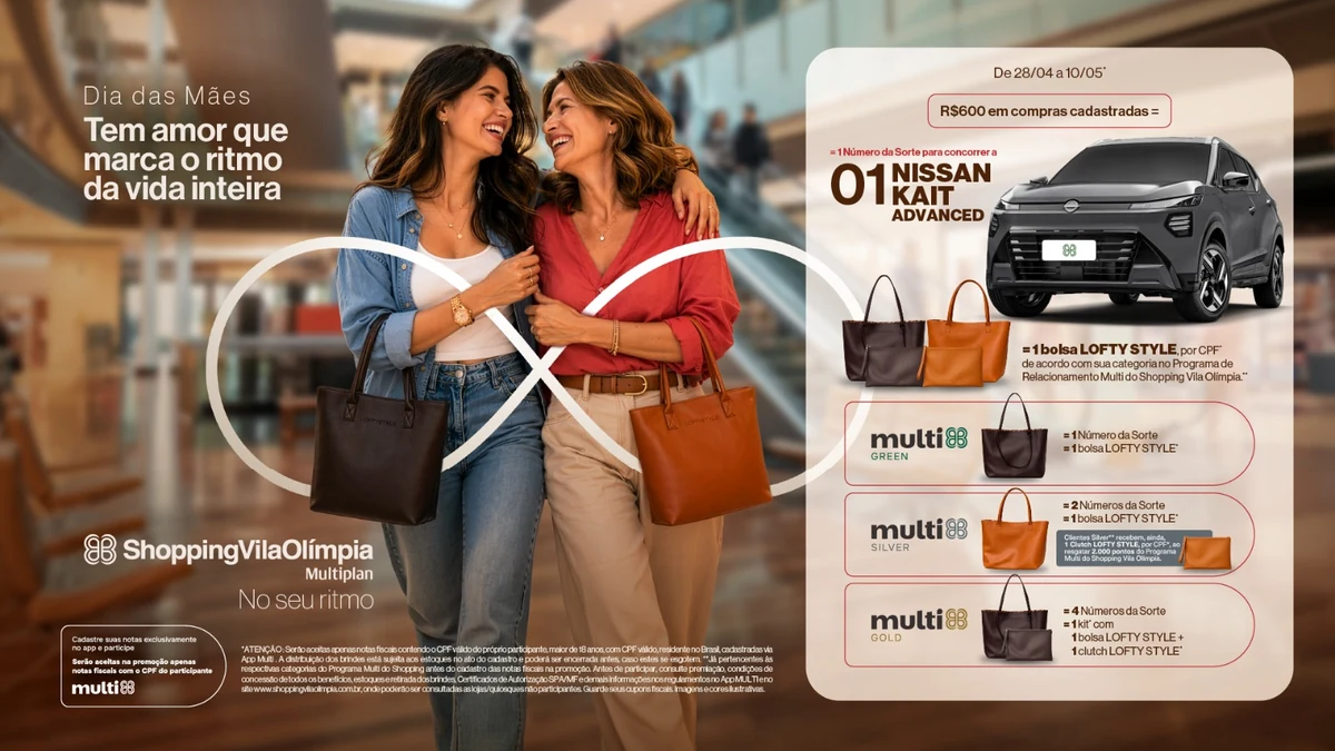 Compras viram bolsa e chance de SUV em São Paulo