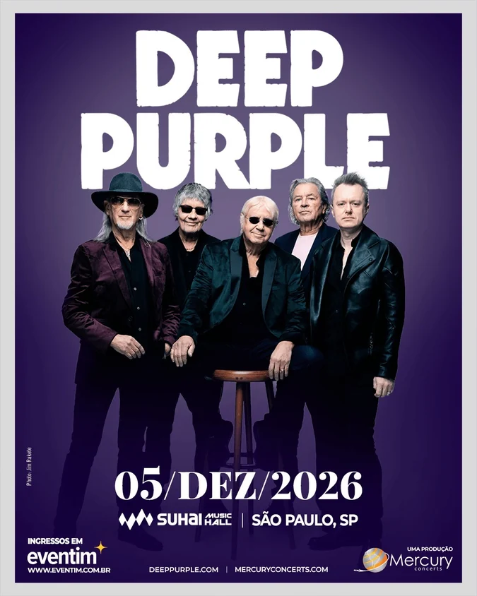 Deep Purple confirma show único e reacende fãs