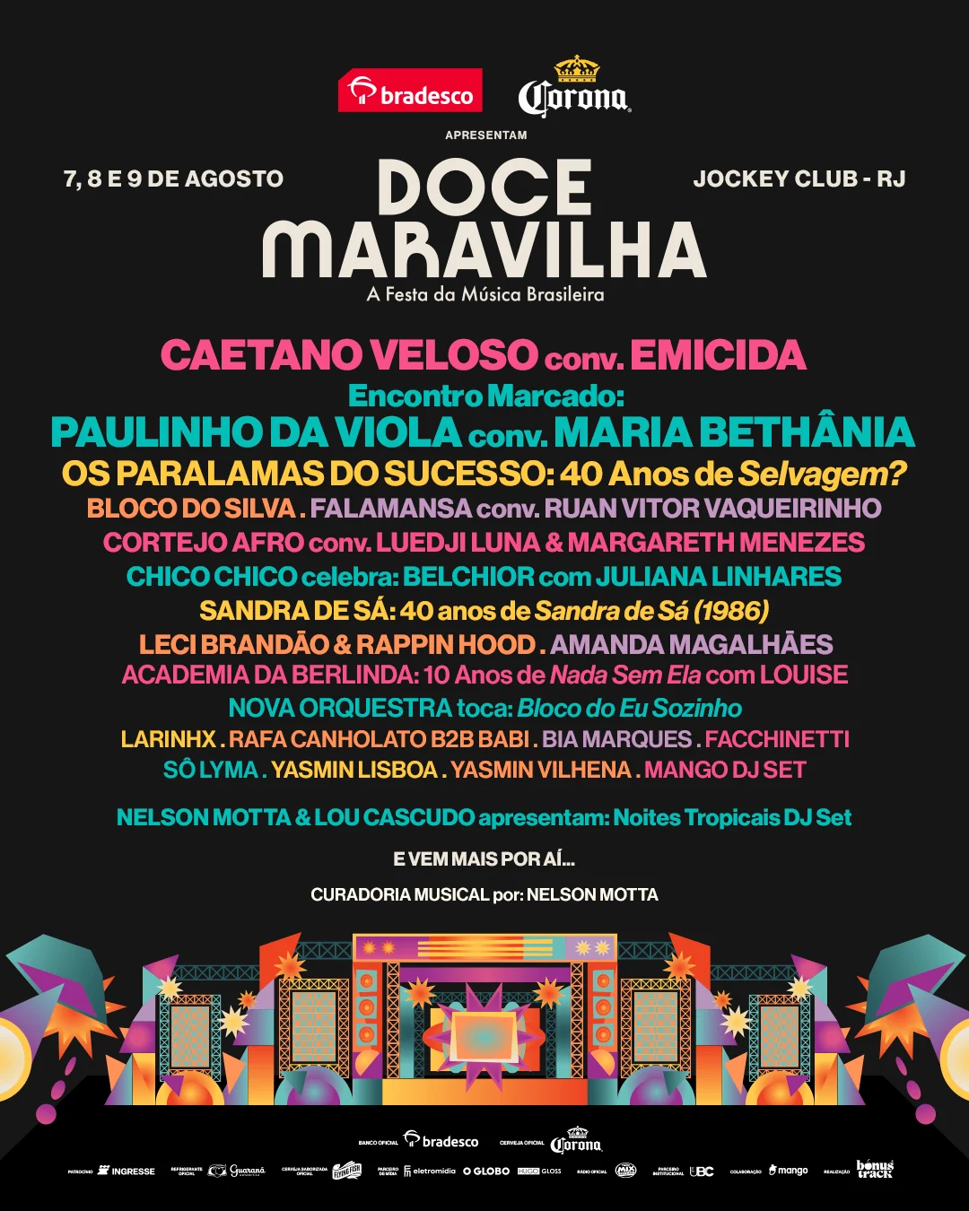 Doce Maravilha 2026 revela line-up histórico no Rio