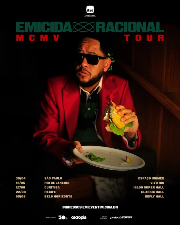 Emicida espalha livros pelo Brasil em ação que antecede turnê