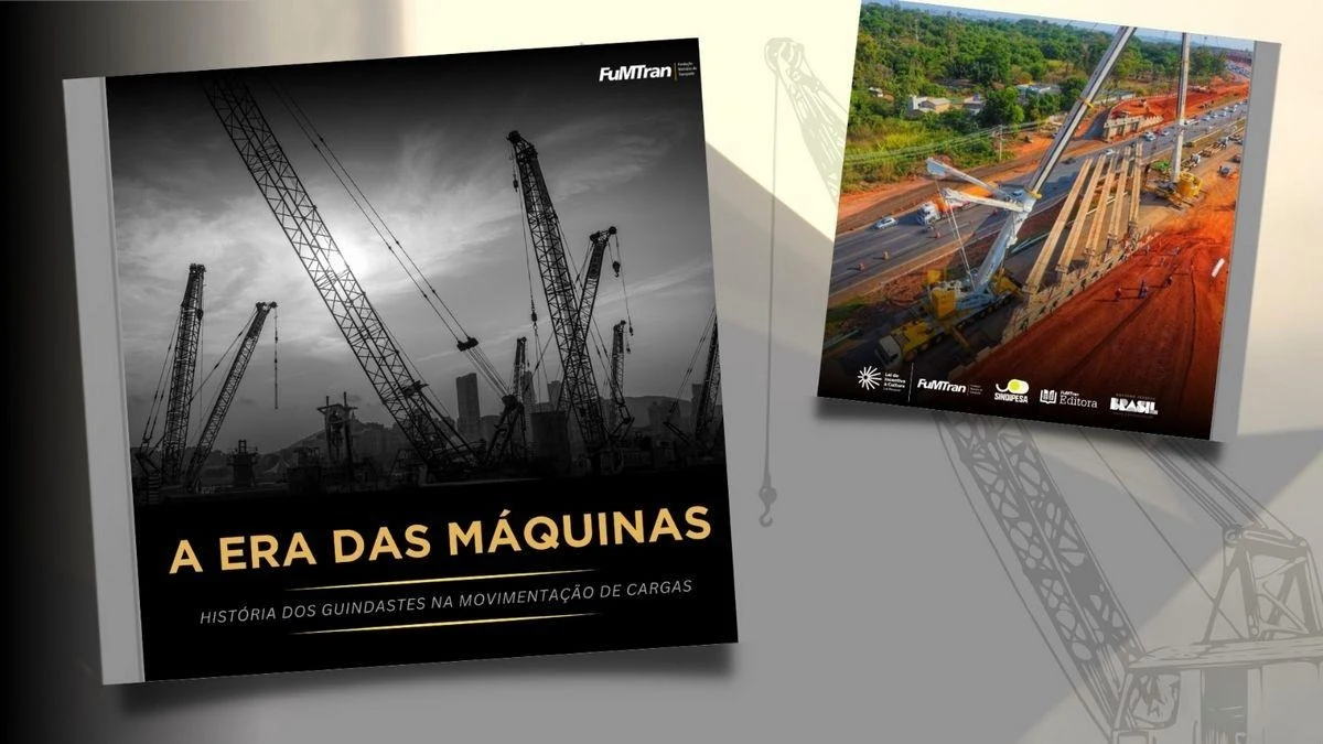 FuMTran produz livro sobre a história dos guindastes no Brasil