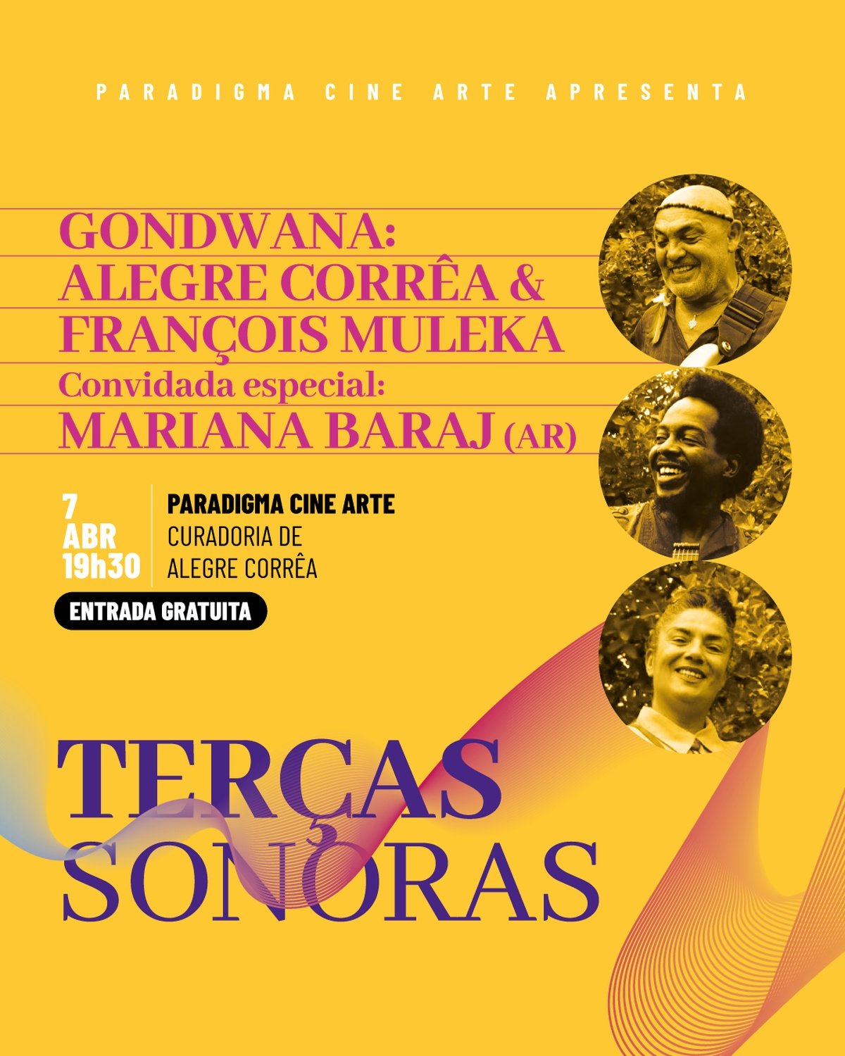 Terças Sonoras abre 2026 com Brasil, África e América Latina