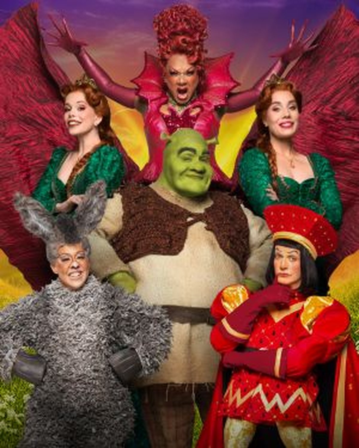 Shrek llega a São Paulo con un dragón de 9 metros