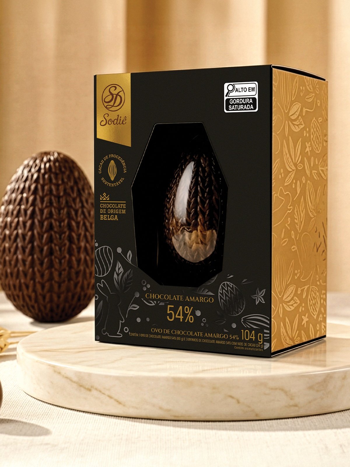 Sodiê convierte la Pascua en una escultura de chocolate