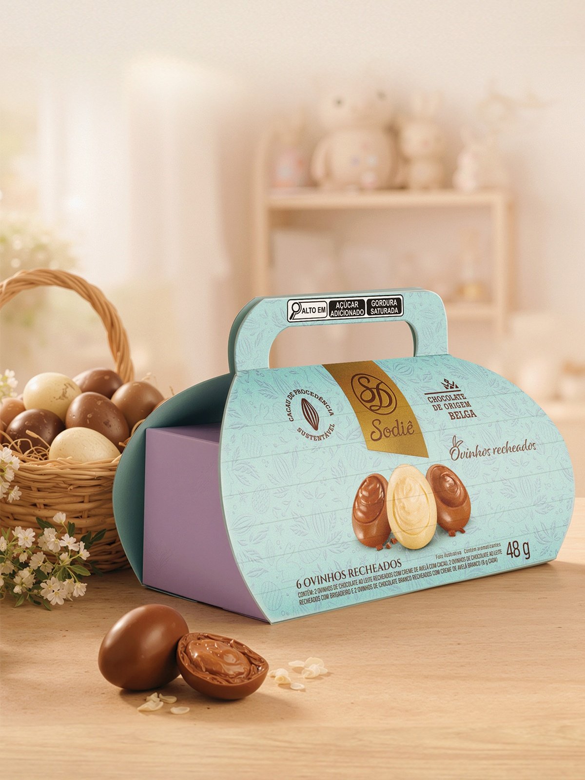 Sodiê convierte la Pascua en una escultura de chocolate