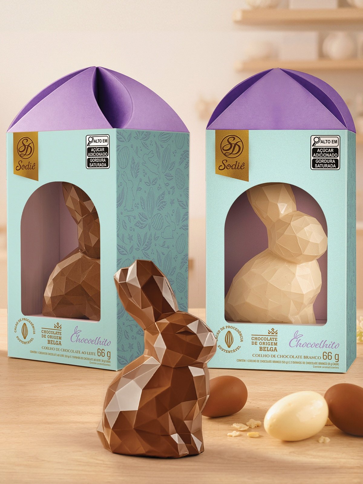 Sodiê convierte la Pascua en una escultura de chocolate