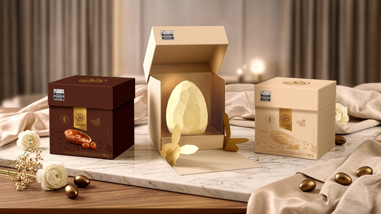 Sodiê convierte la Pascua en una escultura de chocolate