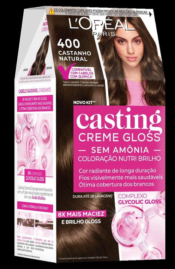 L'Oréal Paris lança coloração com ácido glicólico